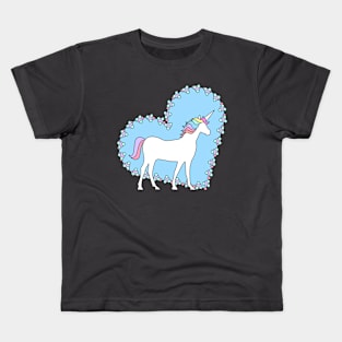 Unicorn Heart Kids T-Shirt